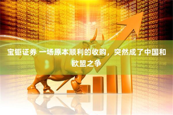 宝钜证券 一场原本顺利的收购，突然成了中国和欧盟之争